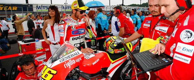 rossi pit lane