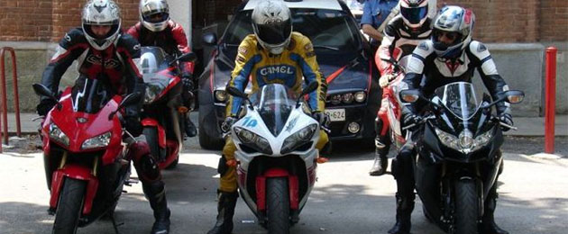 policia moto cuneo