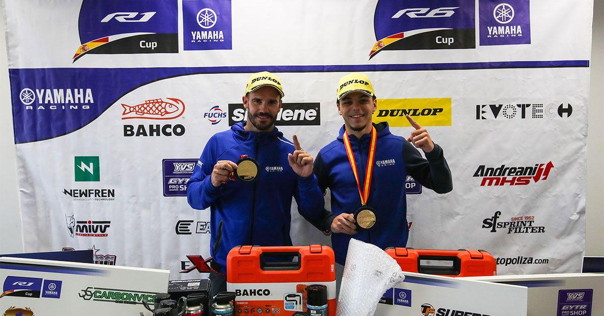 Navarra corona a los campeones 2025 de la Yamaha R6 & R1 Cup