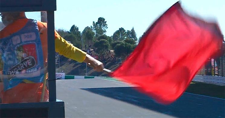 bandera roja motogp