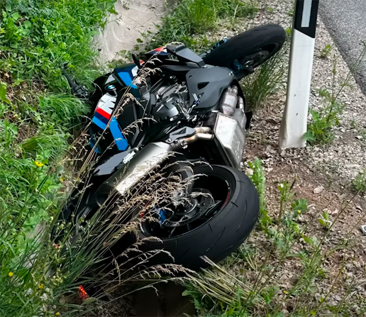 bmw accidente