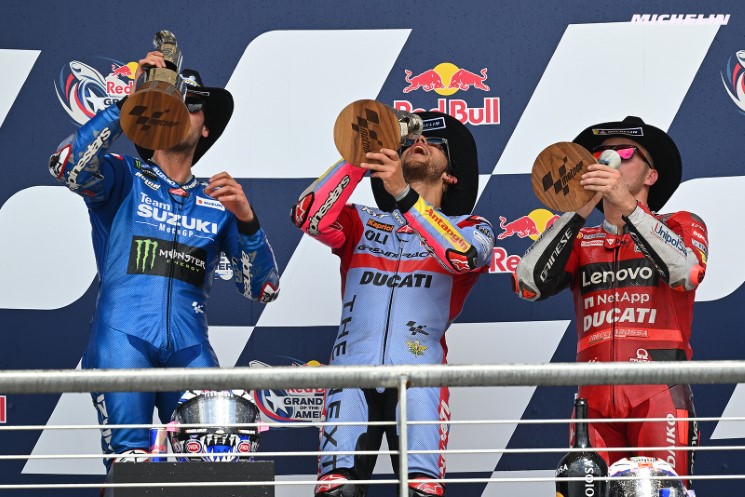 motogp austin podium