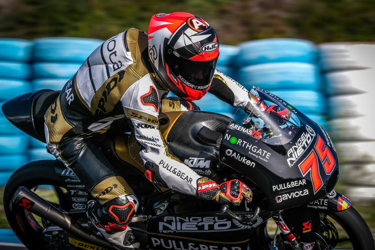 Albert Arenas en los tests de Jerez.