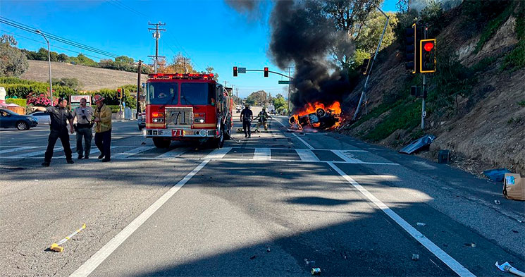 accidente malibu