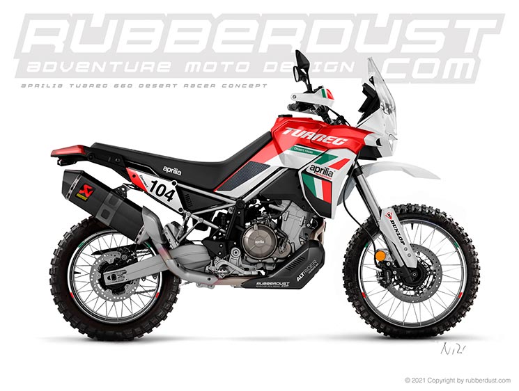 aprilia tuareg 660 rallye