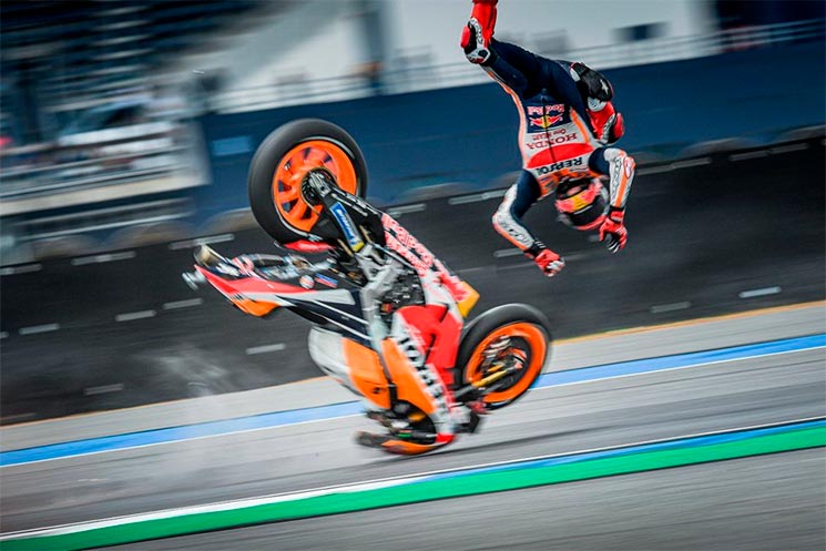 caida marc marquez tailandia buriram