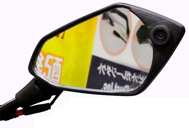 camara retrovisor moto