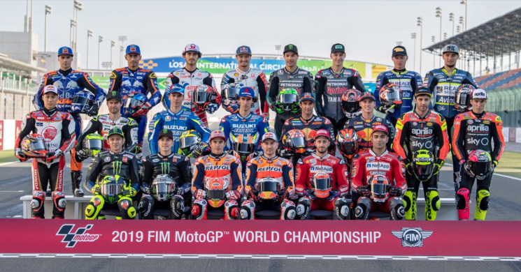 Todos los pilotos del Campeonato del Mundo de MotoGP 2019