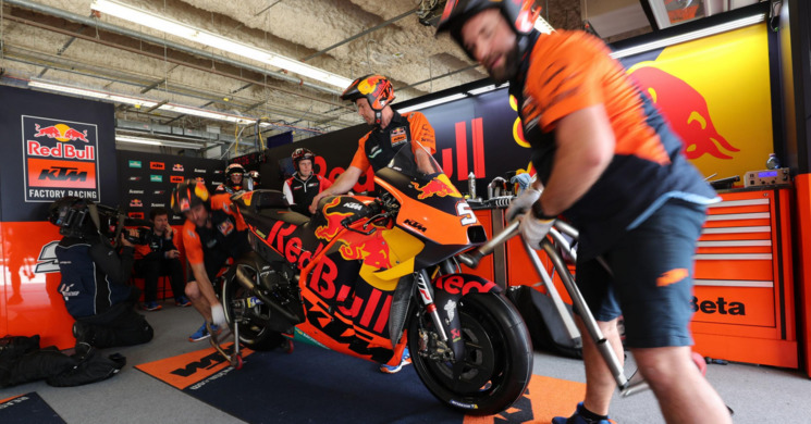 El box del Red Bull KTM Factory Team.