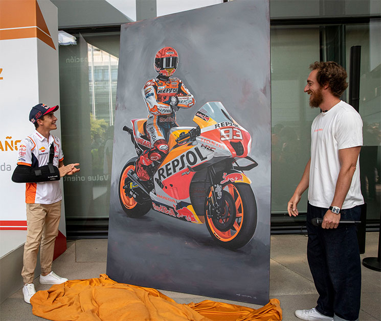 cuadro marc marquez