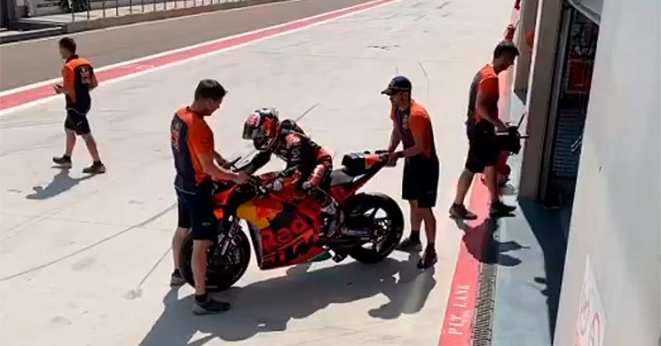 dani pedrosa test
