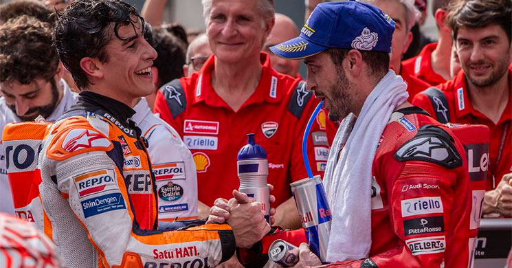 andrea dovizioso marc marquez