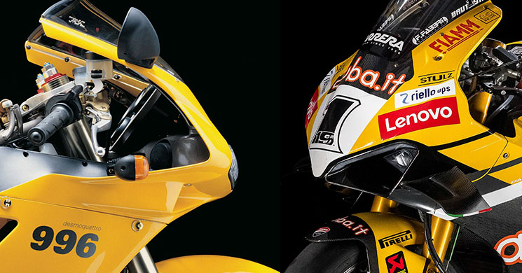 ducati amarillo