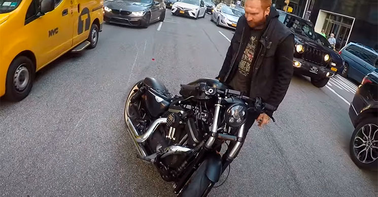 harley accidente