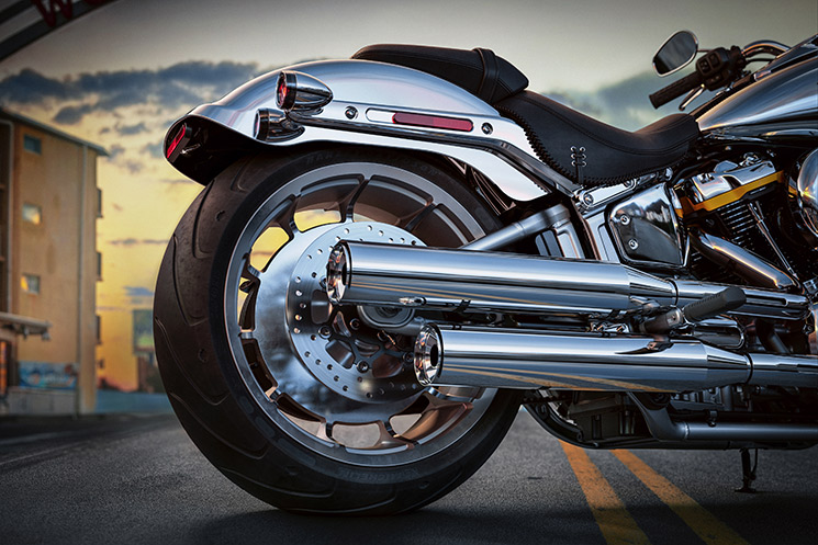 HarleyFatBoyGrayGhost