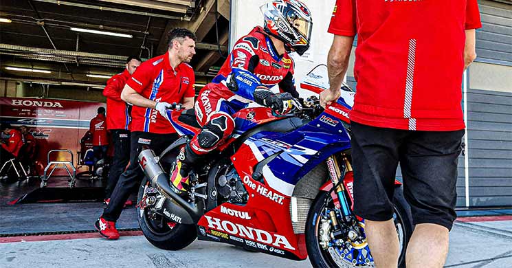 honda test aragon