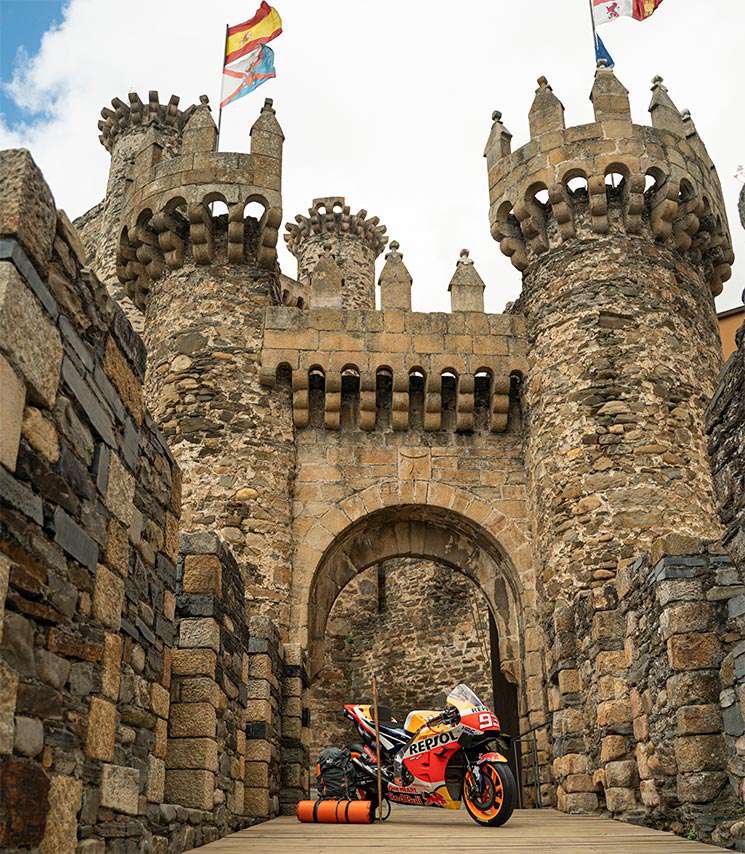 honda marc marquez camino de santiago