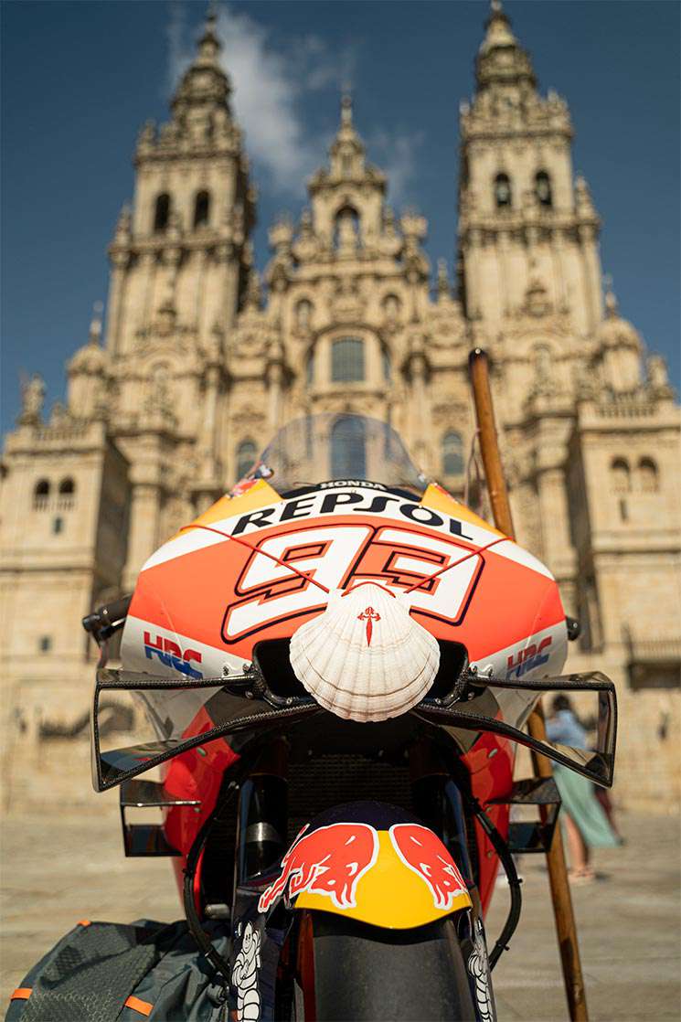 honda marc marquez camino de santiago