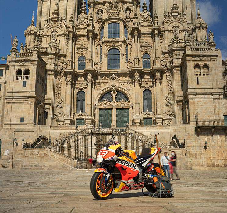 honda marc marquez camino de santiago