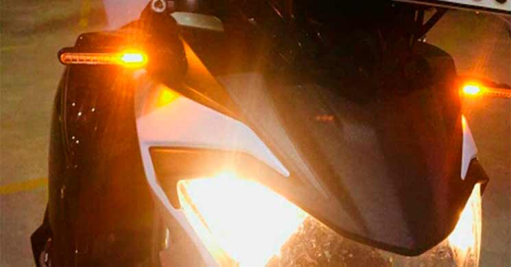 intermitente led dinamico  moto