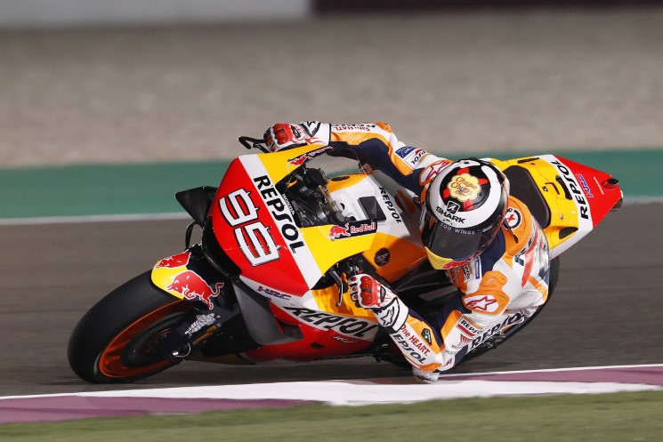 jorge lorenzo losail test 2019 honda