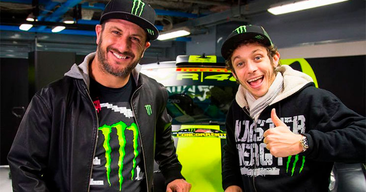 ken block valentino rossi