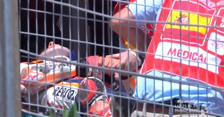 marc marquez ambulancia