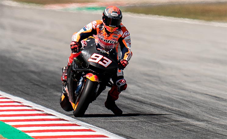 marc marquez test montmelo