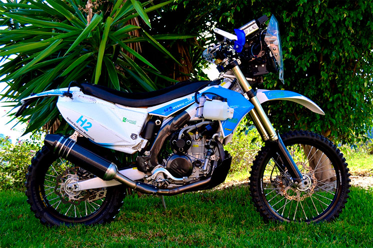 moto dakar hidrogeno