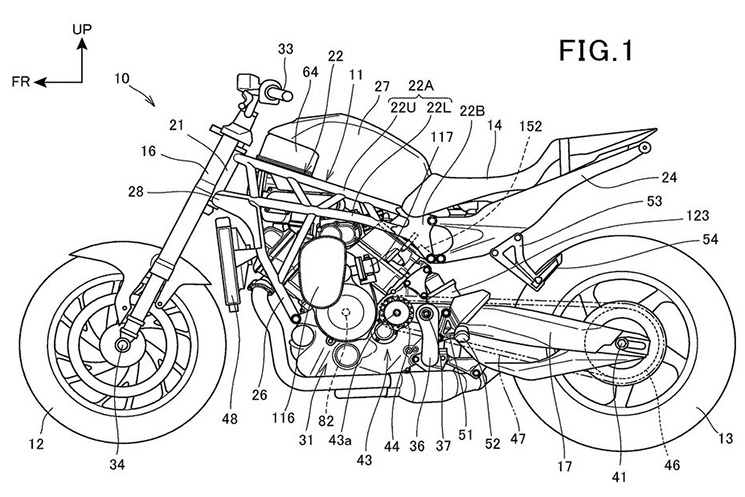 motor v2 honda