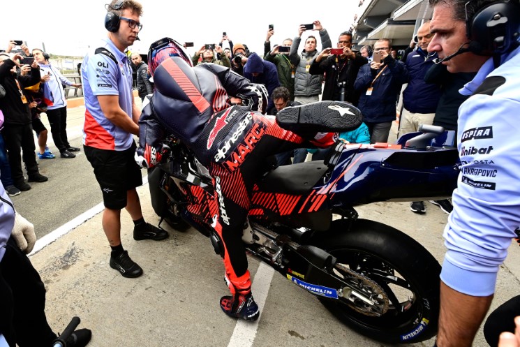 marc marquez valencia test ducati