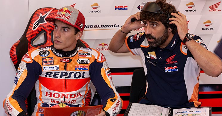 Santi Hernandez y Marc Marquez