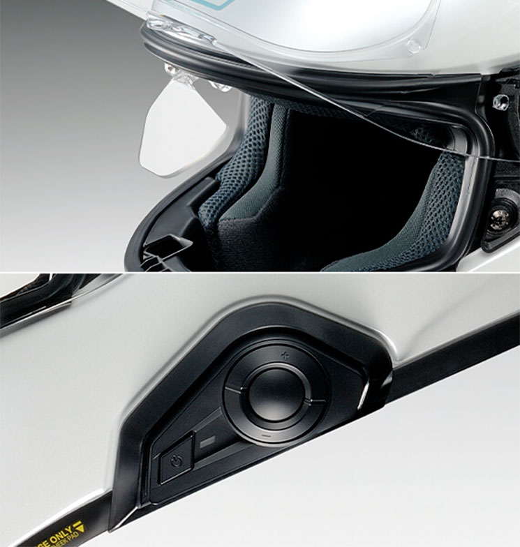 Casco con top gps