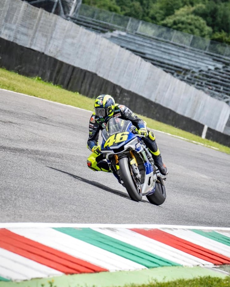 Valentino-Rossi-Training