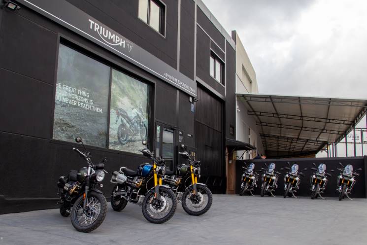 triumph escuela offroad