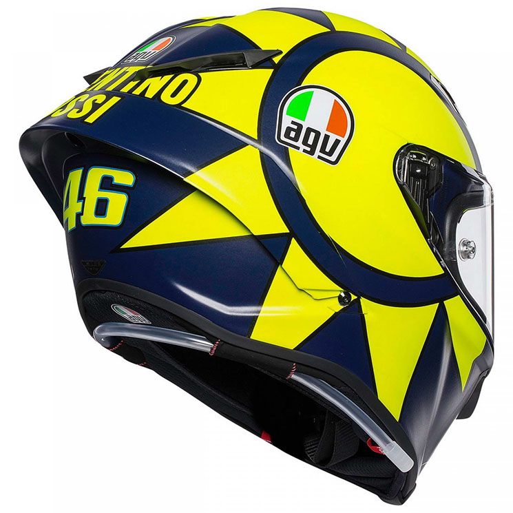 Pista GP R SoleLuna 2018: el casco de Rossi ya disponible bolsillos
