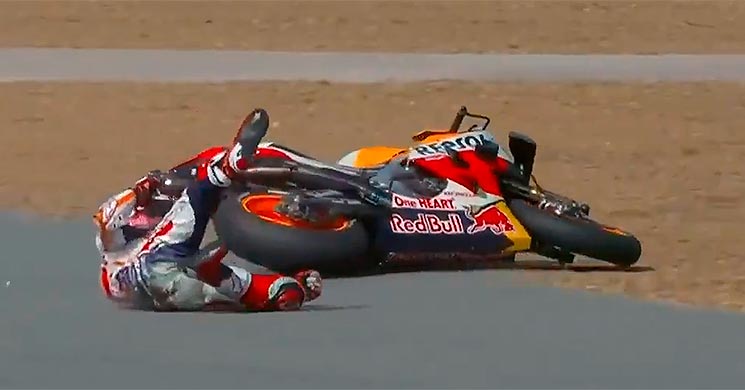 caida marc marquez