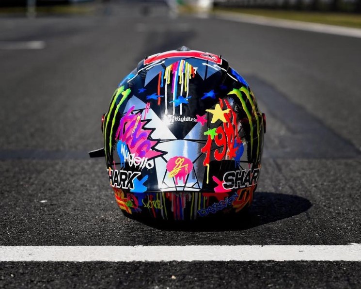 casco graffiti jorge lorenzo