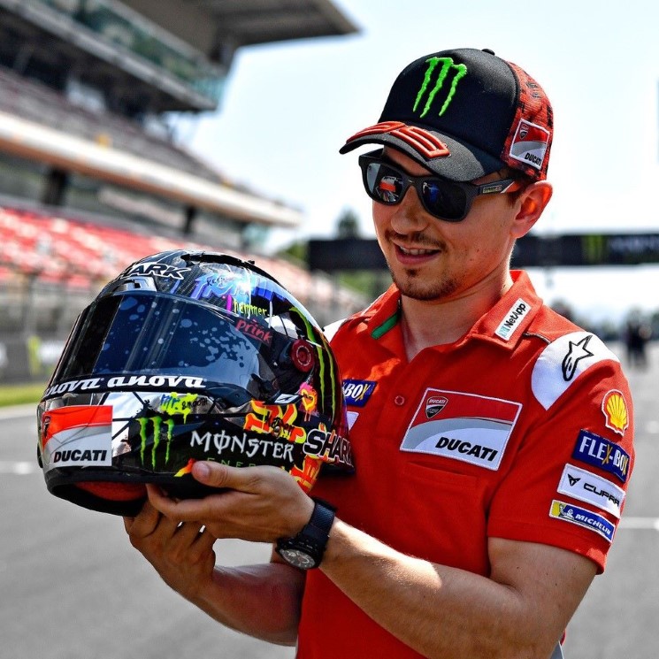 casco graffiti jorge lorenzo