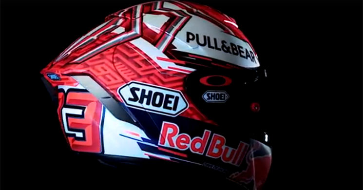 Márquez desvela su casco para 2018