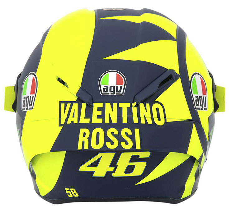 Valentino Rossi explica el origen del dise o de su AGV Soleluna 2018