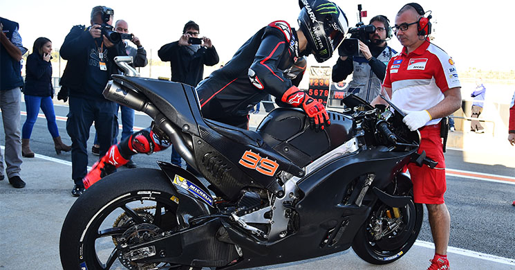 jorge lorenzo ducati test