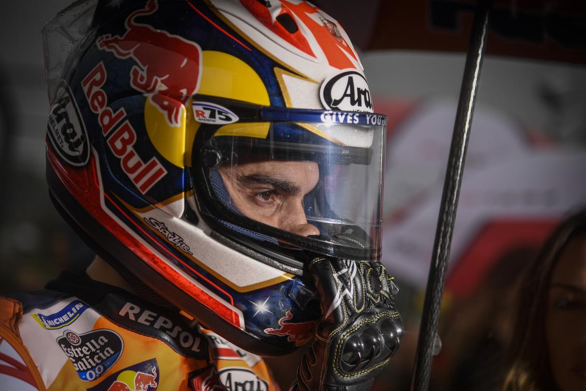 Dani Pedrosa, listo para la accin.