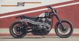 Yamaha SCR950 Yard Built Chequered Scrambler de Brat Style