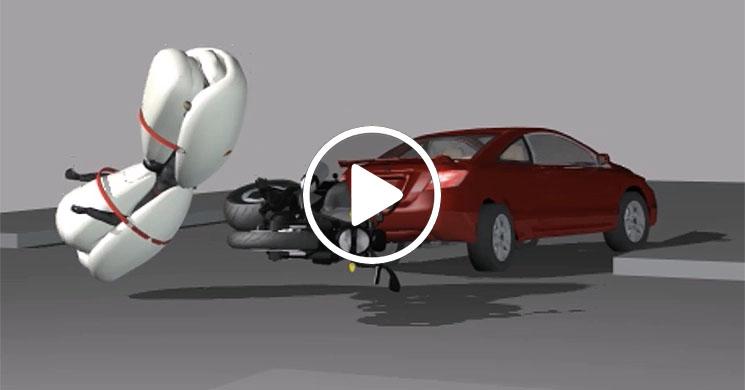Plantación La Internet fuego Vídeo) Novedoso airbag para motoristas inspirado en los asientos eyectables  de los cazas