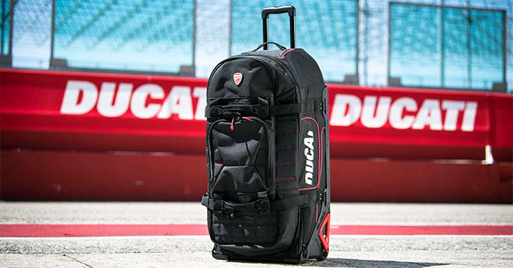 Ducati lanza su gama de trolleys y mochilas en colaboracion con Ogio