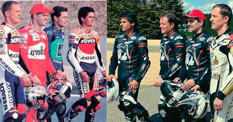 Sete, Checa, Alzamora and Crivill recall their mythical photo from 1999… 24 years later