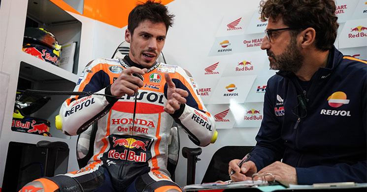 Joan Mir values ​​his first day with Santi Hernández