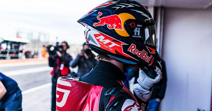 Una marca de cascos de Murcia llega a MotoGP