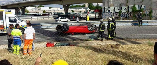 accidente ferrari